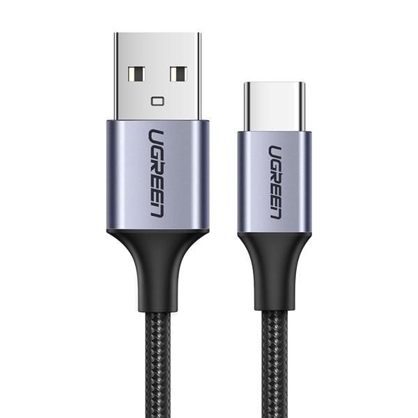 Ugreen kabel przewód USB - USB Typ C Quick Charge 3.0 3A 0,5m szary (60125)-3101381