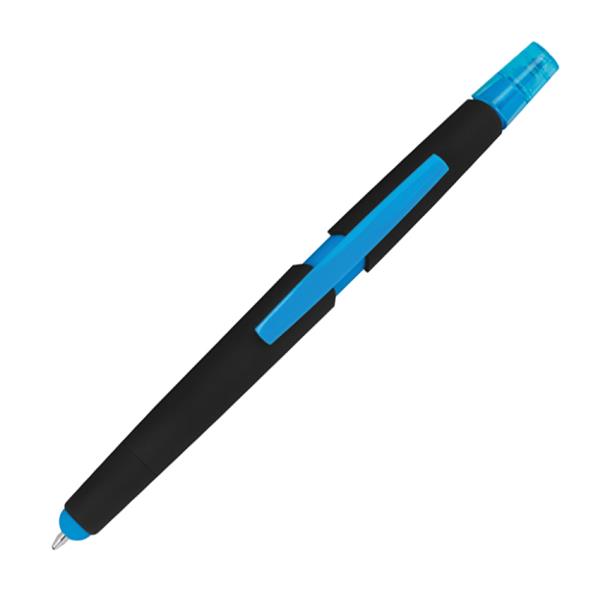 Długopis plastikowy do ekranów dotykowych z zakreślaczem-1559996