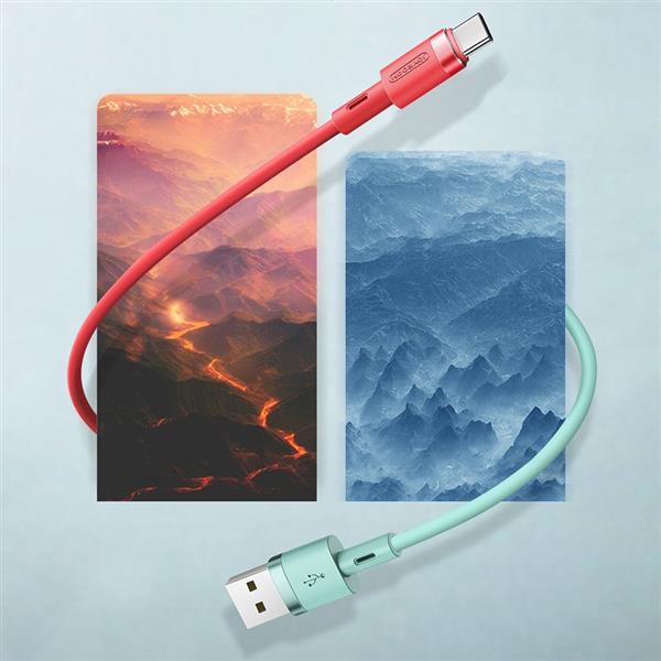 Joyroom kabel USB - USB Typ C 2,4A 1,2 m (S-1224N2 Red)-2214191