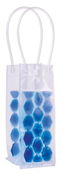 Torba chłodząca ICE CUBE, niebieski, transparentny-3099805