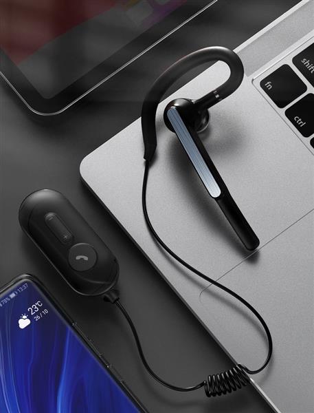 Baseus Covo zestaw słuchawkowy słuchawka Bluetooth 5.0 sterowana głosem czarny (NGA10-C01)-2287109