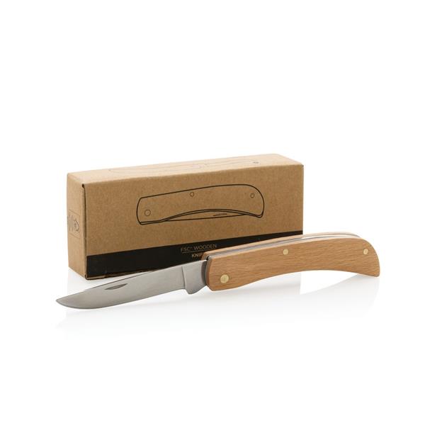 Drewniany nóż składany, scyzoryk-3040848