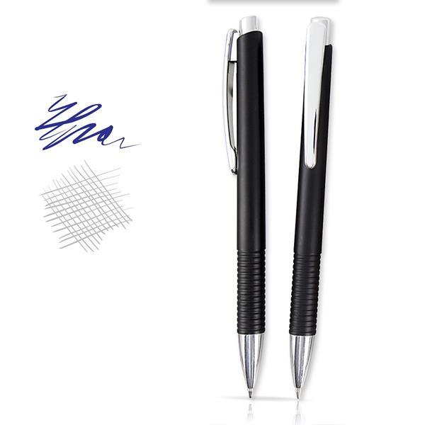 Zestaw: plastikowy długopis i ołówek mechaniczny-1916427