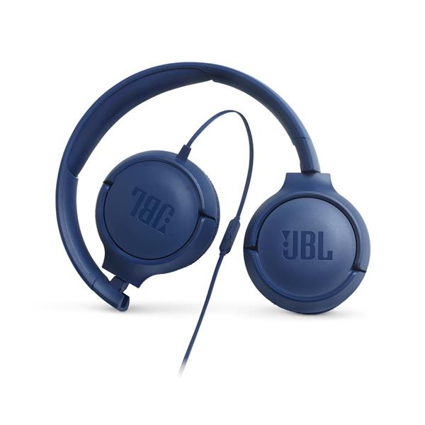 JBL słuchawki przewodowe nauszne T500 niebieske-1577585