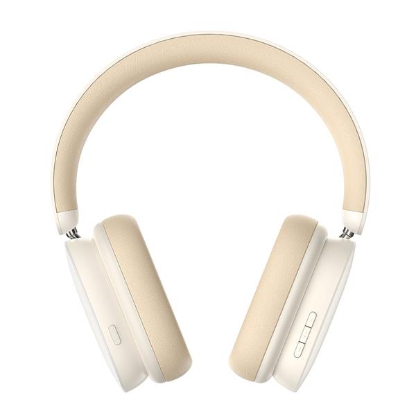 Baseus Bowie H1 słuchawki bezprzewodowe Bluetooth 5.2 ANC biały (NGTW230002)-2404084