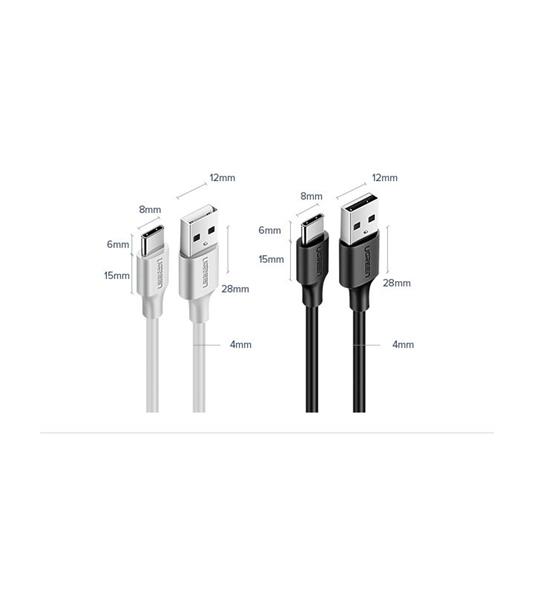 Ugreen kabel przewód USB - USB Typ C 2 A 0,5m czarny (60115)-2150607