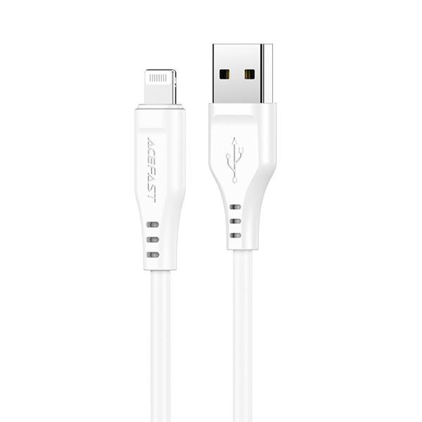 Acefast kabel MFI USB - Lightning 1,2m, 2,4A biały (C3-02 white)-2270155