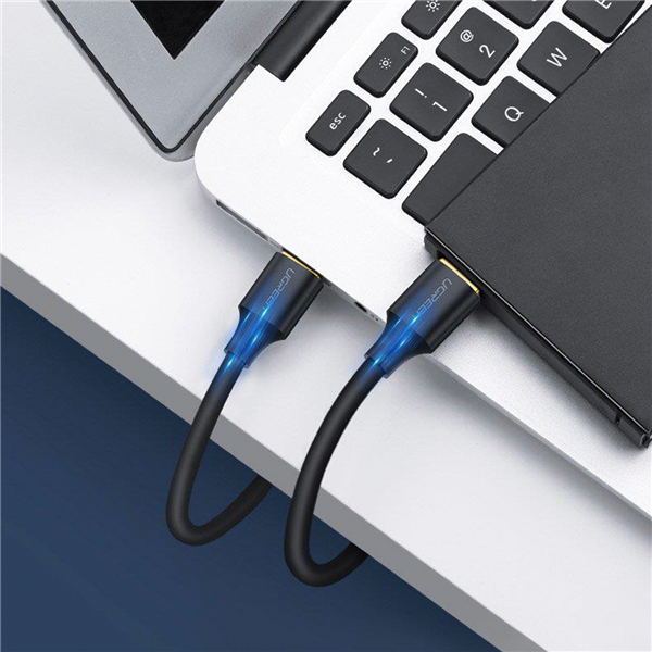 Ugreen kabel przewód USB - USB (męski - USB 3.2 Gen 1) 1 m czarny (US128 10370)-2602121