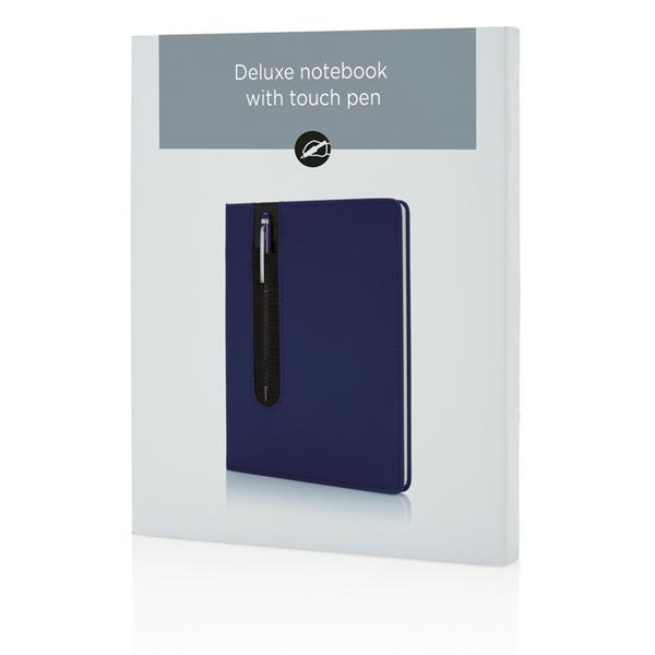 Notatnik A5, długopis, touch pen Deluxe-501694