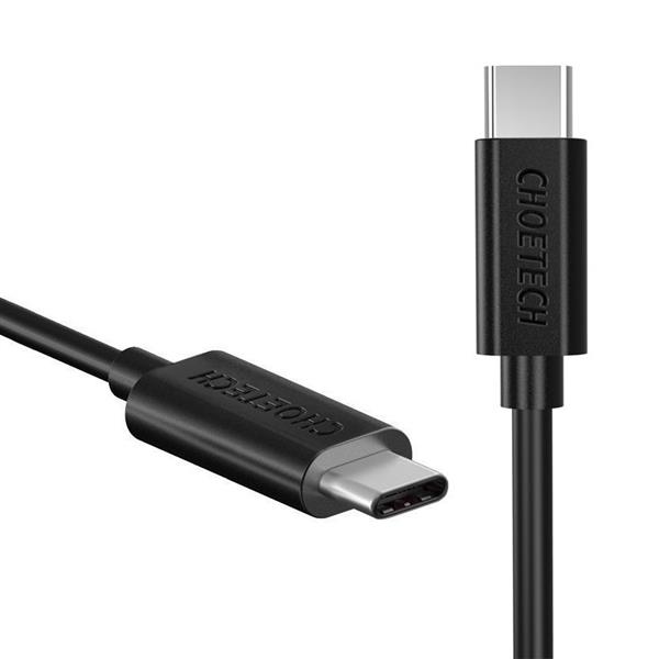 Choetech kabel przewód USB Typ C - USB Typ C 3A 1m czarny (CC0002)-2218388