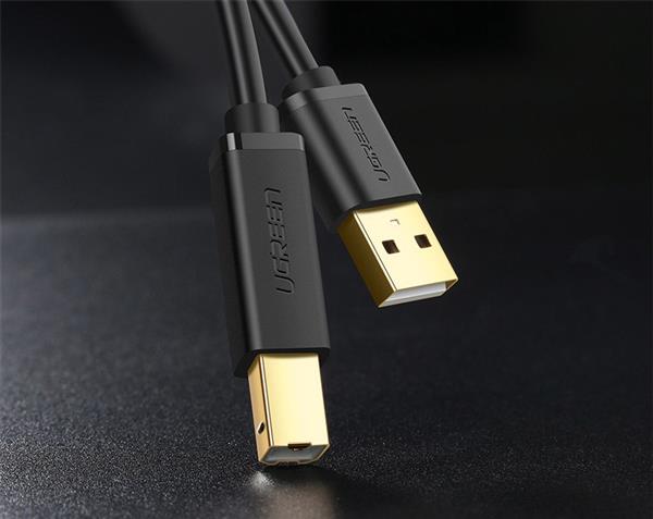 Ugreen kabel przewód USB - USB Typ B (kabel do drukarki) 3m czarny (10351)-2150919