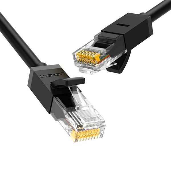 Ugreen kabel sieciowy internetowy LAN Ethernet U/UTP Cat. 6 1000Mb/s 8m czarny (NW102)-2964634
