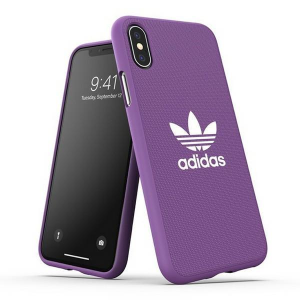 Adidas Moulded Case CANVAS iPhone X/Xs purpurowy/purple 33330-2284187