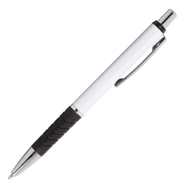 Długopis Andante, biały/czarny-2984936