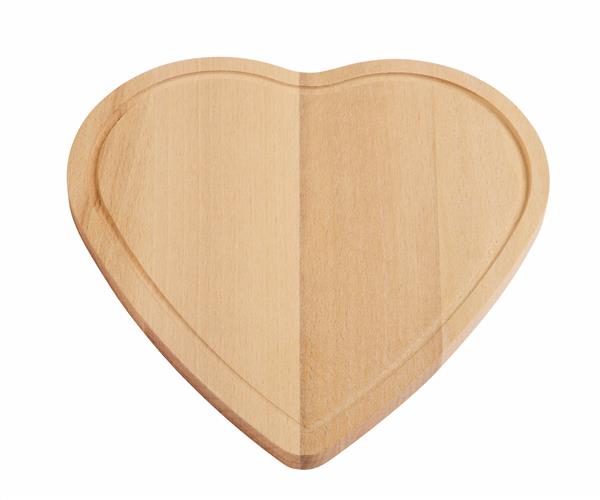 Deska do krojenia WOODEN HEART, drewniany-2304156