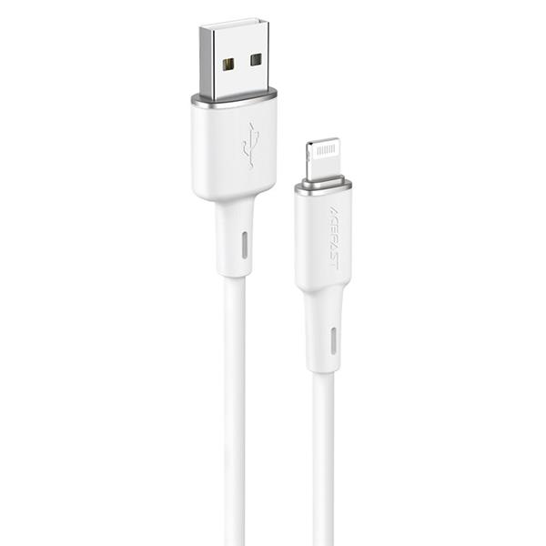 Acefast kabel MFI USB - Lightning 1,2m, 2,4A biały (C2-02 white)-2270015