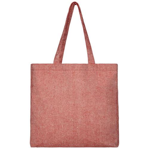 Pheebs poszerzana torba na zakupy z bawełny z recyclingu o gramaturze 210 g/m2-2333532