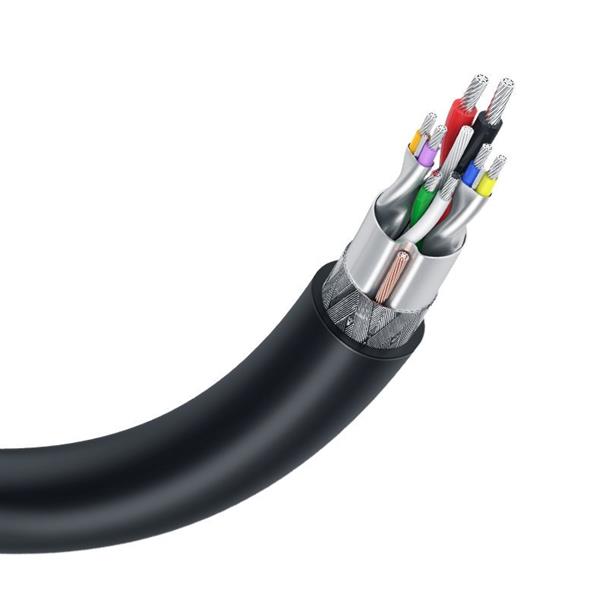 Ugreen kabel przewód USB 2.0 (męski) - USB 2.0 (męski) 0,5 m czarny (US128 10308)-2164859