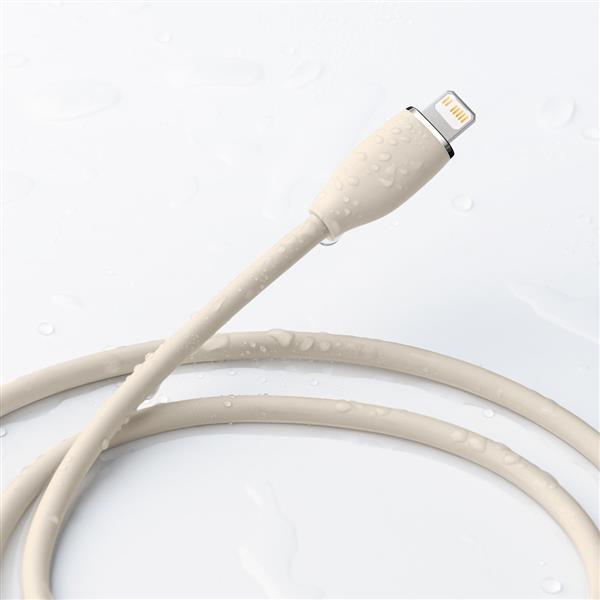 Baseus kabel, przewód USB Typ C – Lightning 20W długość 1,2 m Jelly Liquid Silica Gel – różowy-2281010
