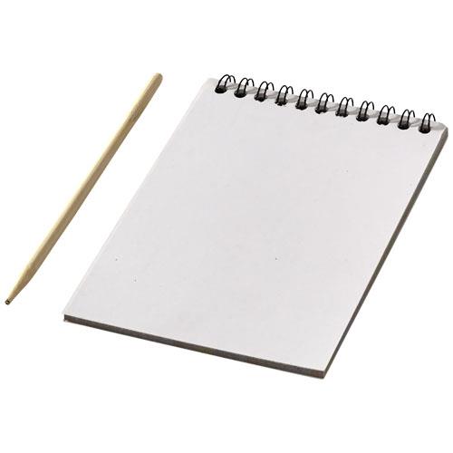 Kolorowy notatnik zdrapka z długopisem Waynon-2310533