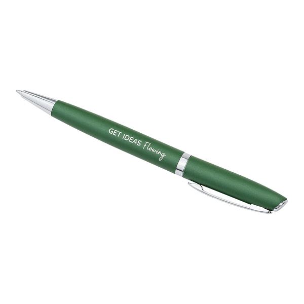Długopis aluminiowy Trail, ciemnozielony-2985175