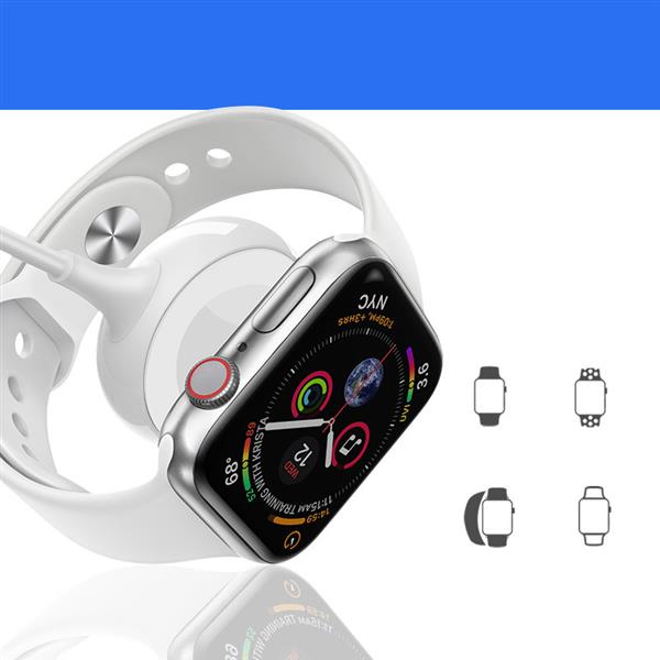 Ugreen bezprzewodowa ładowarka MFI Qi do Apple Watch z wbudowanym kablem 1m biały (CD177)-2268837
