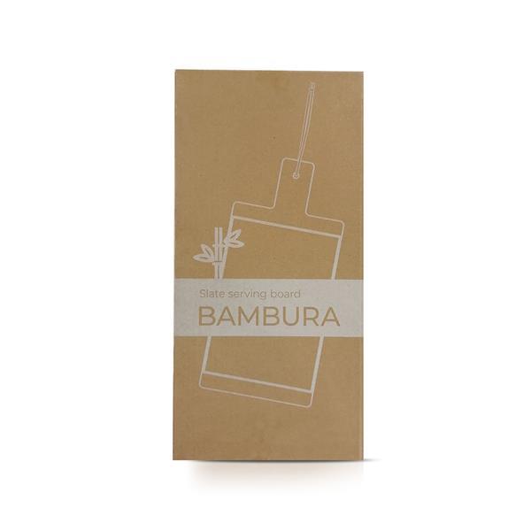 Deska bambusowa z łupkiem-2549808