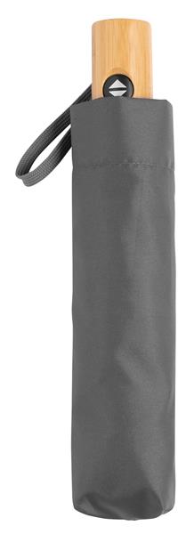 Automatyczny, wiatroodporny parasol kieszonkowy CALYPSO, szary-2942189