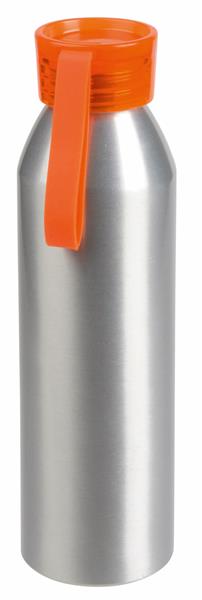 Aluminiowa butelka COLOURED, pomarańczowy-2303948