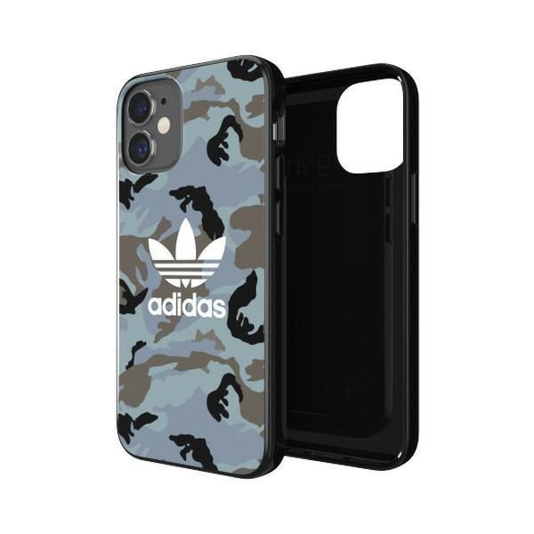 Etui Adidas OR SnapCase Camo na iPhone 12 mini niebiesko/czarny 43701-2284567