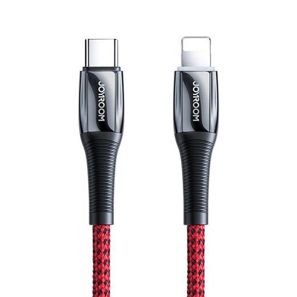 Joyroom kabel przewód USB Typ C - Lightning Power Delivery 20W 2,4A 1,2m czerwony (S-1224K2 Red)-2213974