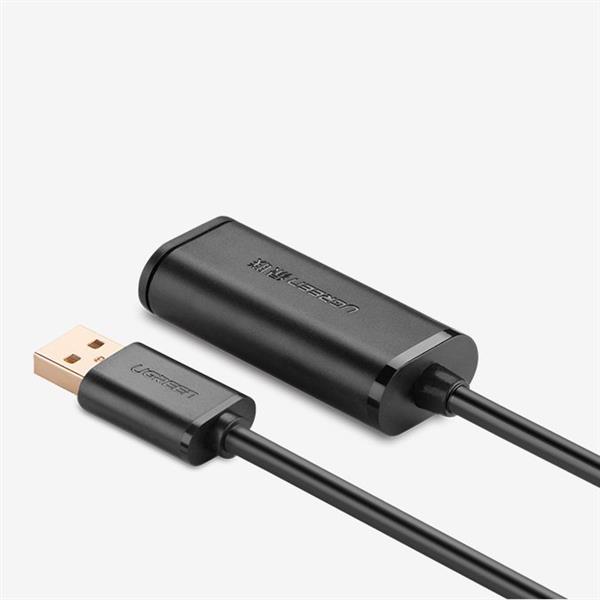 Ugreen kabel aktywny przedłużacz USB 2.0 480 Mbps 5 m czarny (US121 10319)-2169767