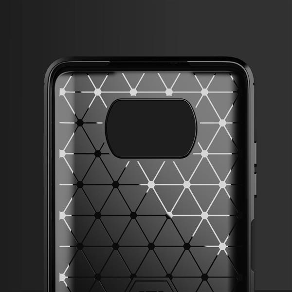 Carbon Case elastyczne etui pokrowiec Xiaomi Poco X3 NFC / Poco X3 Pro czarny-2175029