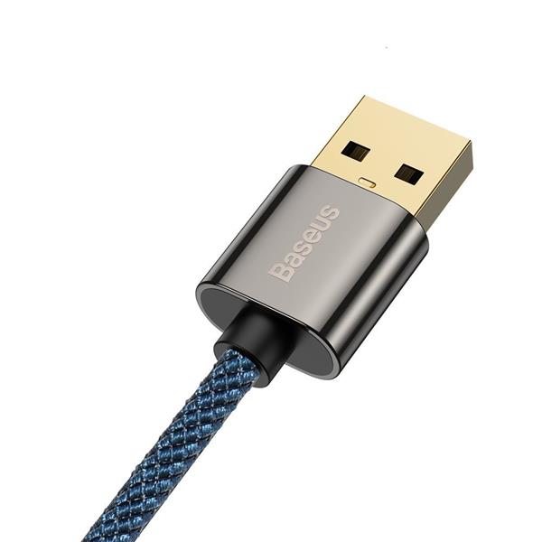 Baseus Legendary kątowy kabel przewód dla graczy USB - USB Typ C 66W 2m niebieski (CACS000503)-2216586