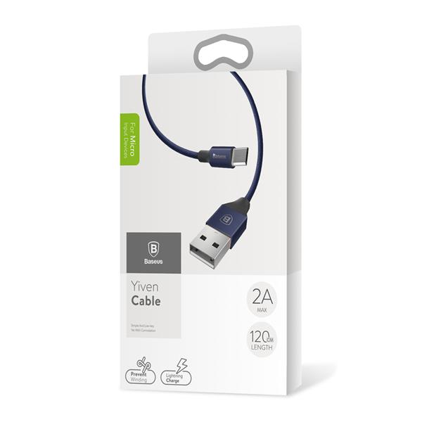 Baseus kabel Yiven USB - microUSB 1,5 m 2A niebieski-2088277