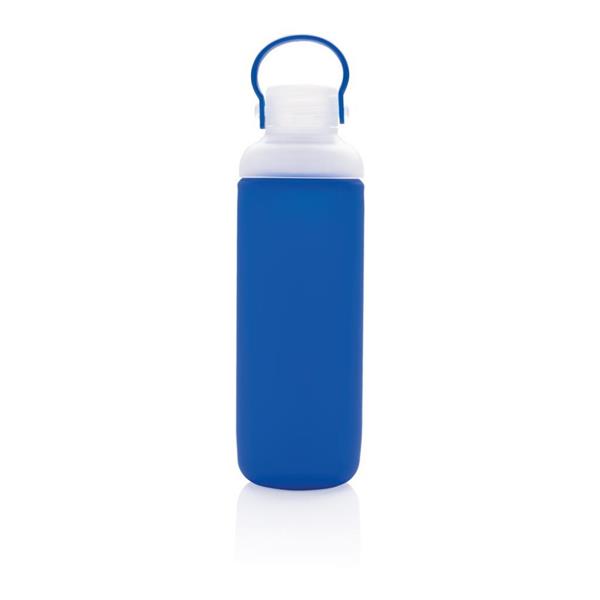 Szklana butelka sportowa 500 ml, w pokrowcu-1983215