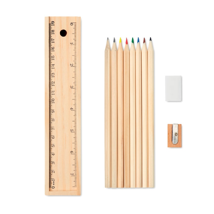 Zestaw kredek i ołówków MO9836-40