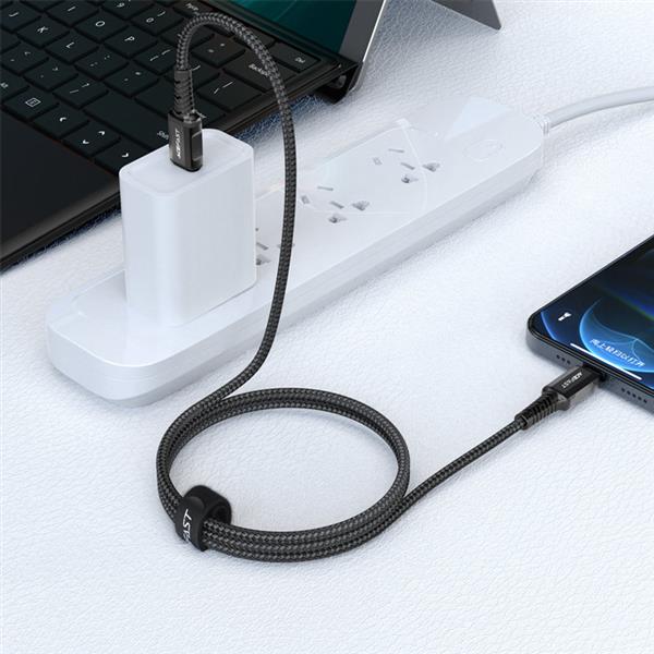 Acefast kabel MFI USB Typ C - Lightning 1,2m, 30W, 3A czarny (C1-01 black)-2269830