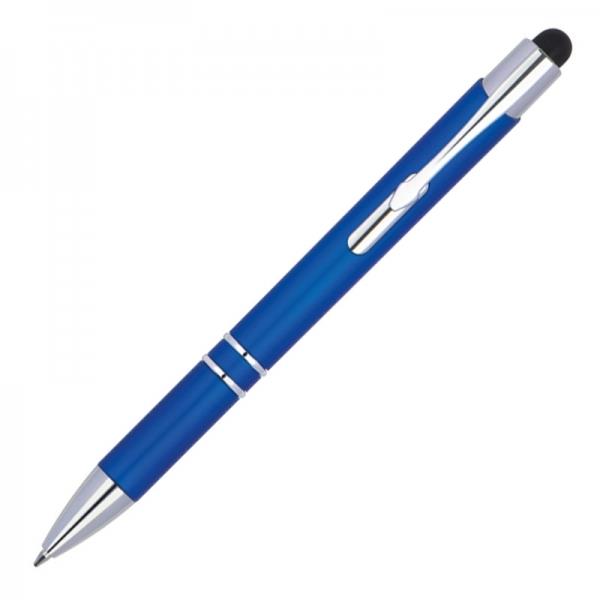 Długopis plastikowy touch pen z podświetlanym logo WORLD-2960815