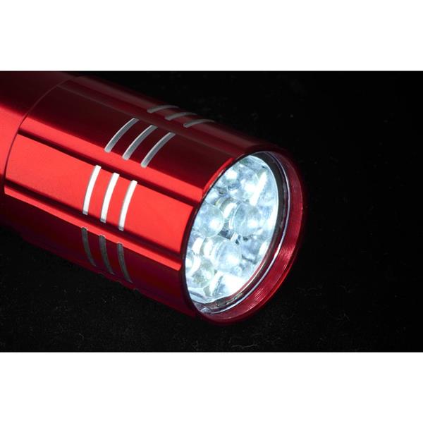 Latarka LED Jewel, czerwony-545068