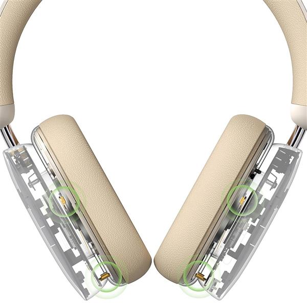 Baseus Bowie H1 słuchawki bezprzewodowe Bluetooth 5.2 ANC szary (NGTW230013)-2404080