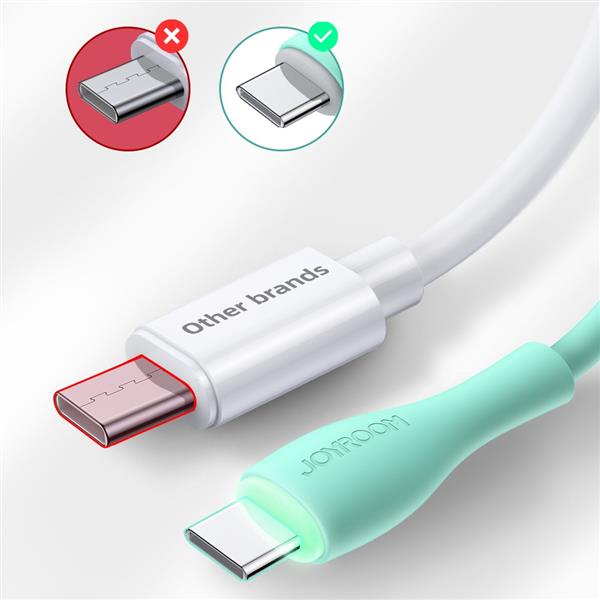 Joyroom kabel USB - USB Typ C 3 A 1 m biały (S-1030M8)-2204419