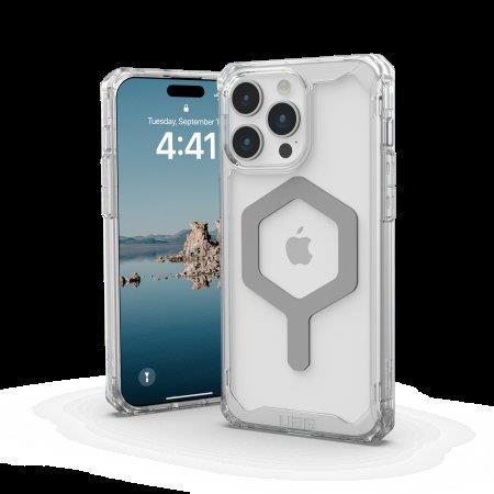 UAG Plyo Magsafe - obudowa ochronna do iPhone 15 Pro Max kompatybilna z MagSafe (ice-silver)-3140940
