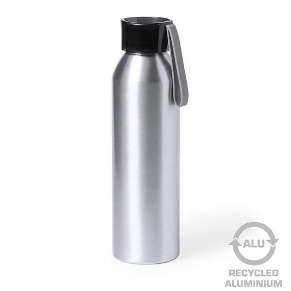 Butelka sportowa 650 ml z aluminium z recyklingu-3042181