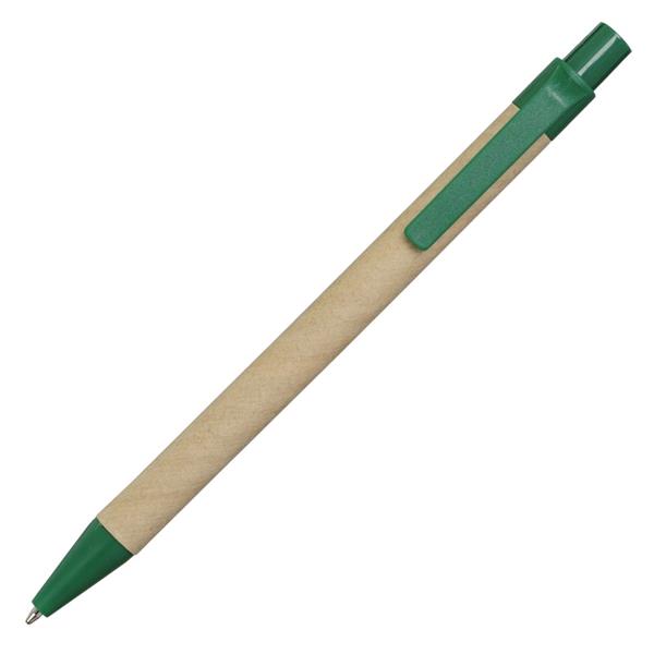 Długopis Eco, zielony/brązowy-545712