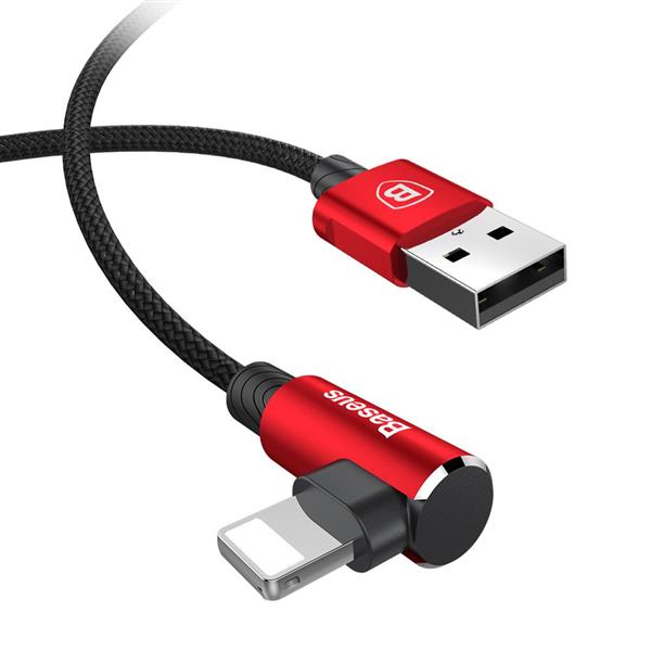 Baseus kabel MVP Elbow USB - Lightning 1,0 m 2A czerwony-2055343