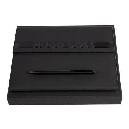 Zestaw upominkowy HUGO BOSS długopis i teczka A5 - HDM309A + HSF3904A-2982300