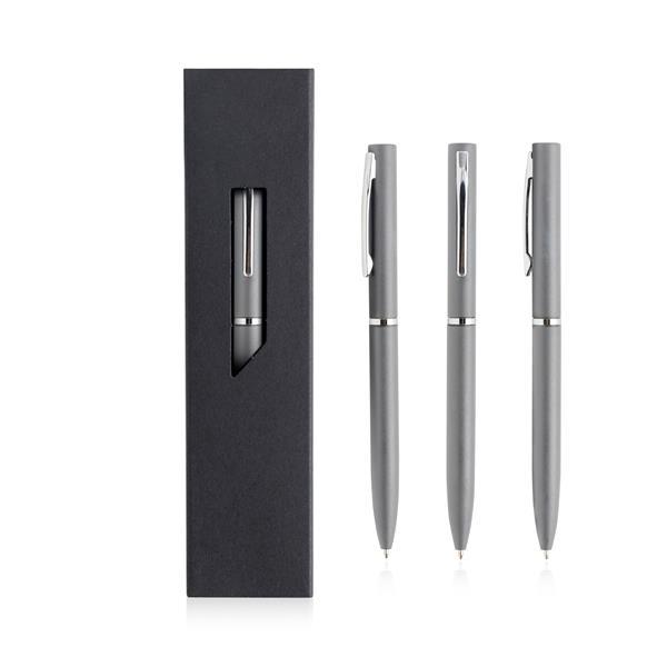 Metalowy długopis w opakowaniu prezentowym-3183394
