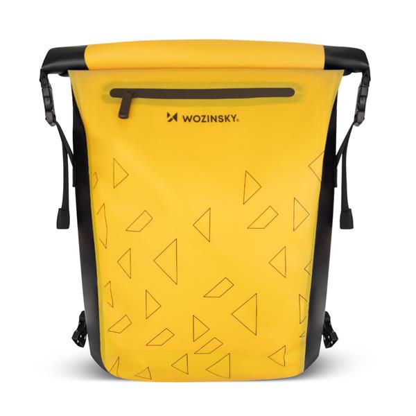Wozinsky wodoodporny plecak na bagażnik rowerowy torba rowerowa 2w1 23l żółty (WBB31YE)-2260974