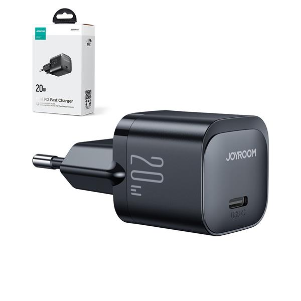 Mini ładowarka USB C 20W PD Joyroom JR-TCF02 - czarna-3115214